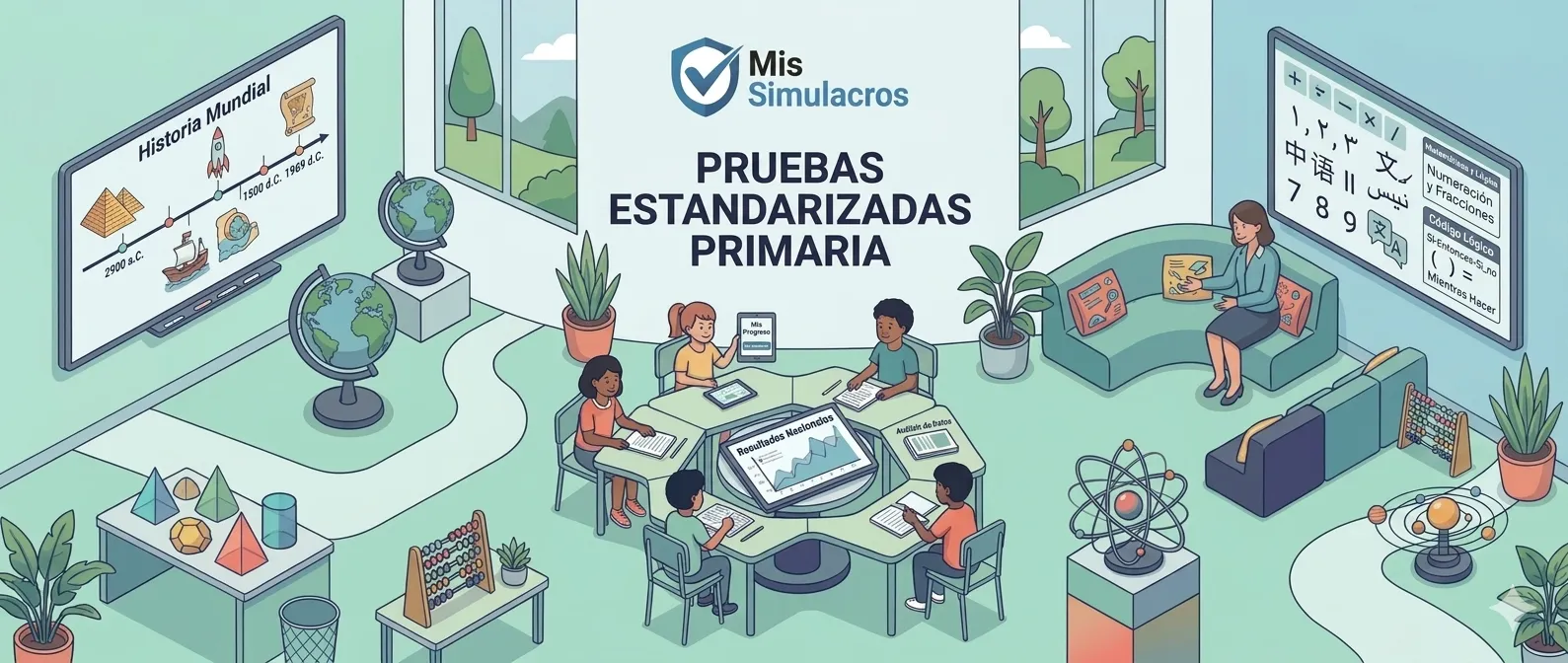 Pruebas Estandarizadas Primaria — Mis Simulacros